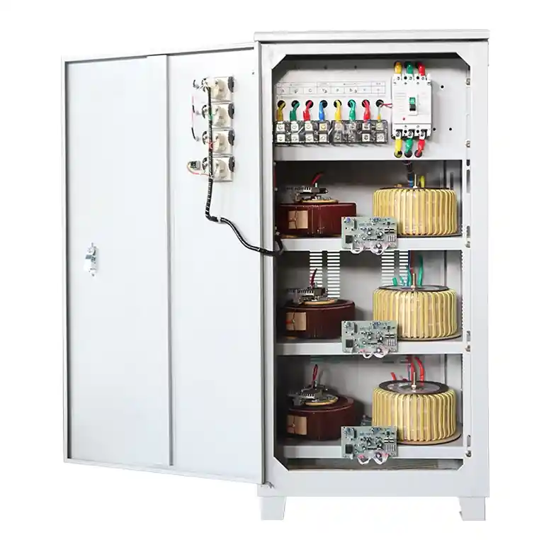 Three Phase Voltage Stabilizer 40KVA – Servo AVR Automatic Voltage Regulator for Industrial Applications